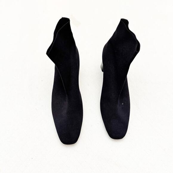 MM La Fleur Zelda Boot Black Ankle Pull On Bootie Size 10 / 40 NWOB Italy - Picture 1 of 6